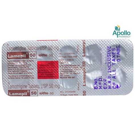 LAMEPIL 50MG TABLET Price, Uses, Side Effects, Composition - Apollo ...