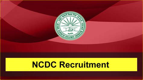 NCDC Recruitment 2024: 41 Young Professional-I (Marketing) Vacancy