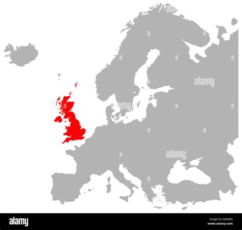 Britain Europe Map