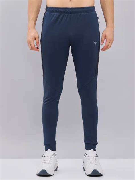 Men Slim Fit Trackpants with Techno Dry