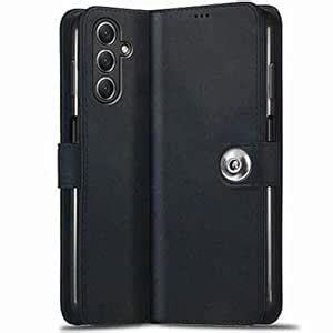 TheGiftKart Genuine Leather Finish Flip Back Cover Case for Samsung ...