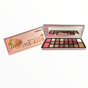 maliao Sweet Peach 4 blusher + 18 colour Eyeshadow Palette shimmer ...