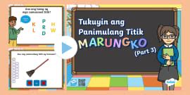 Panimulang Titik PowerPoint Game Part 1 (Marungko) | Twinkl
