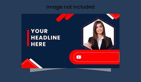 Template de miniatura profissional do YouTube | Vetor Premium