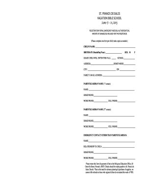 Vbs Certificate Template - Fill and Sign Printable Template Online