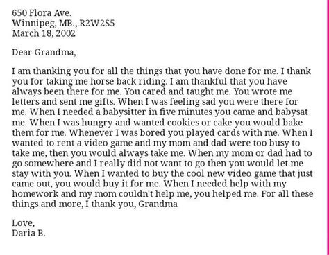 You had spent a wonderful vacation with your grandparents.write a ...