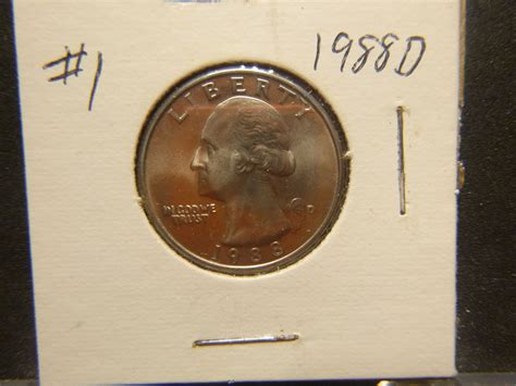 1988 D Washington Quarters Clad Composition - For Sale, Buy Now Online ...