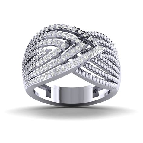 Cascading Infinity Diamond Ring – Lameya