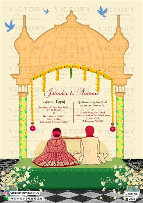 Arangetram Ceremony invitation card in english language with punjabi c ...