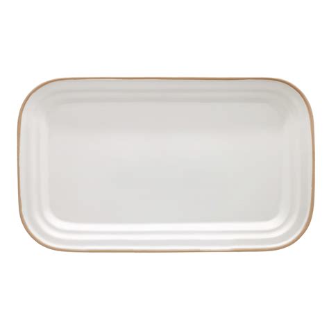 Tracey Boyd White Matte Serving Platter
