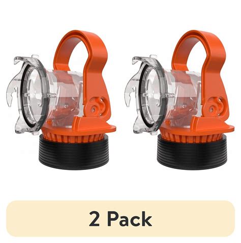 (2 pack) Camco Rhino RV Sewer Hose Elbow with Drain Lock Adapter for ...