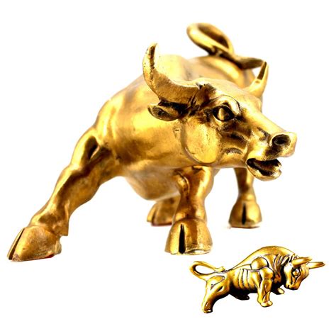 Buy Bronze Bull Sculpture Home Decoration Represents Life Good Luck ...