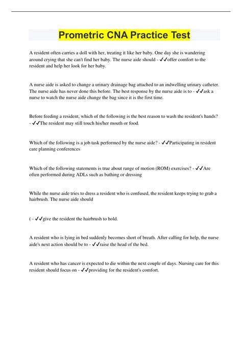 Prometric CNA Written Test 的图像结果