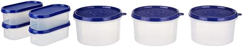Buy Amazon Brand - Solimo Modular Plastic Storage Containers With Lid ...