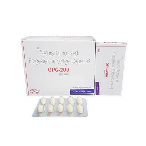 Natural Micronised Progesterone 200mg Softgel Capsules Welcome Pharma