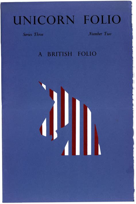Unicorn Folio: Series Three, Number Two, A British Folio Contributor's ...