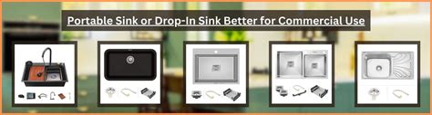Portable Sink or Drop-In Sink Better for Commercial Use – Ruhe