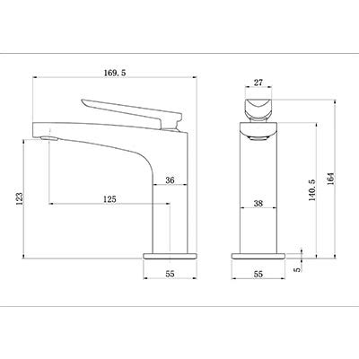 Basin Mixer - Pite | Grotto World
