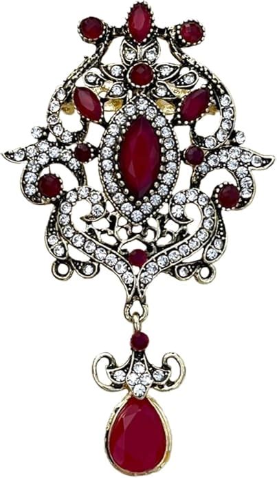 FURE Grill Retro (Ruby) Brooch