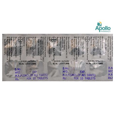 Glucobay 25 Tablet 10's Price, Uses, Side Effects, Composition - Apollo ...