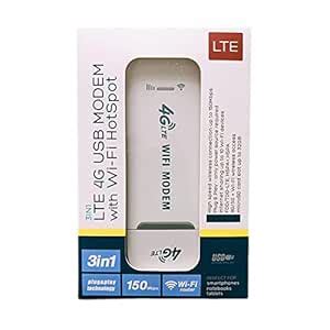 MERISHOPP 4G LTE USB Modem Dongle Universal WiFi Wireless Portable for ...