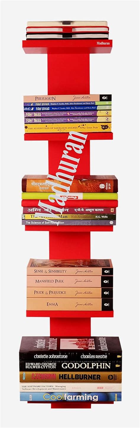 Madhuran Engineered Wood Wall Mounted Books Shelf showpieces Racks ...