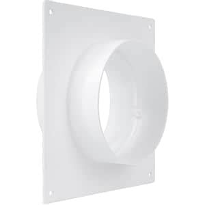 4" Inch Duct Connector Flange - Plastic Straight Pipe Flange for ...