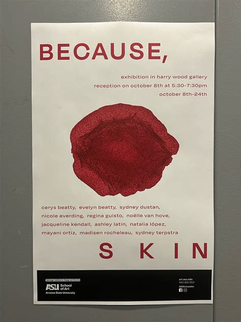 A farewell to BECAUSE, SKIN. This is the first exhibition I had the honor… | Ashley Latin