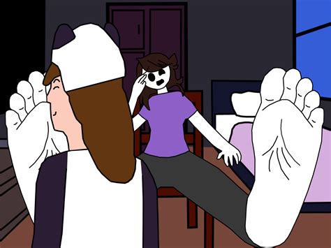 Chilly Smelling Jaiden's Feet by CapedCrusader69420 on DeviantArt