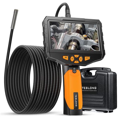 Teslong Classic Borescope, 16.5ft Semi Rigid Gooseneck Industrial ...