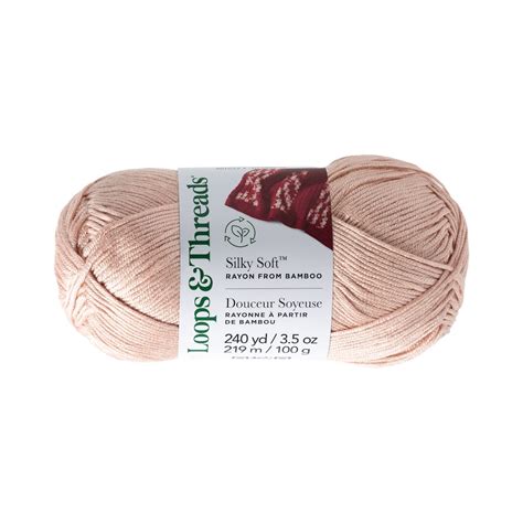 Silky Soft™ Yarn by Loops & Threads®, Color: Rose Dust | Michaels