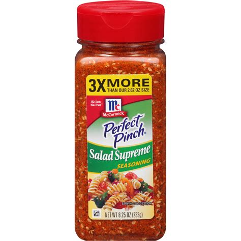 McCormick Perfect Pinch Salad Supreme Seasoning, 8.25 oz - Walmart.com