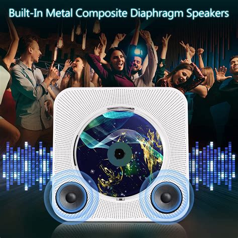 Buy CD Player with Bluetooth , CD Player with LED Screen, USB Port, FM ...