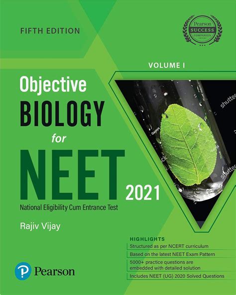 Buy Objective Biology for NEET - Vol - I | Fifth Edition | By Pearson ...