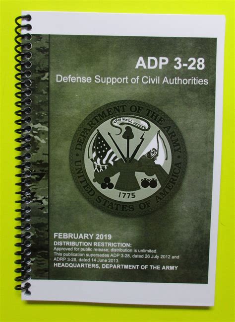 ADP 3-28 Defense Support of Civil Authorities – 2019 – Mini size – My ...