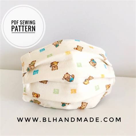 Image result for Free Printable 3D Face Mask Pattern PDF