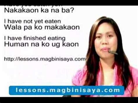 Learn Cebuano or Bisaya - Have you eaten? - YouTube