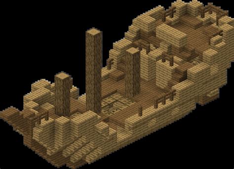 Minecraft Pirate Ship Schematic