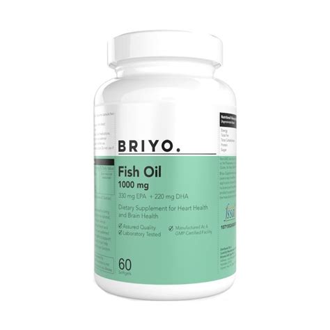 Buy Briyo Fish Oil 1000 mg Softgel Online