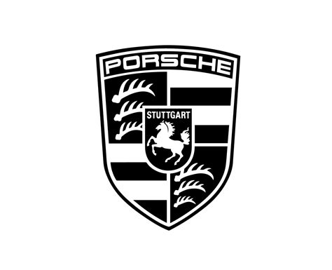 Porsche Logo Black