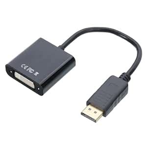 MECCANIXITY Display Port (DP) to DVI Adapter ABS Video Cable Box ...