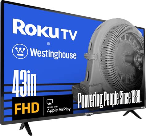 Brandclub - Westinghouse Roku TV - 43 Inch Smart TV, 1080P FHD ...