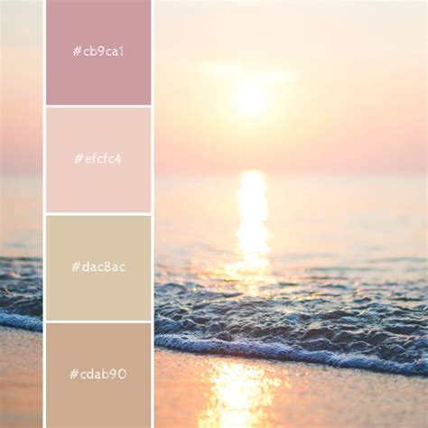 Pastel color palette | Sunset color palette, Beach color palettes ...