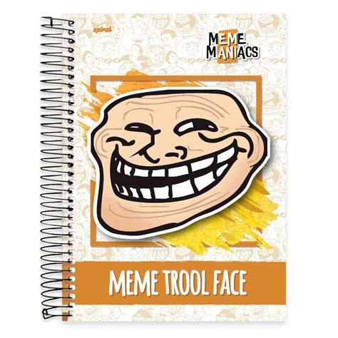 Caderno Universitário Capa Dura 10x1 200fl Meme Maniacs 19467 Spiral Mm ...