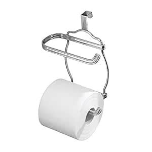 InterDesign York Lyra Over-the-Tank Tissue Holder Plus, Chrome : Amazon ...