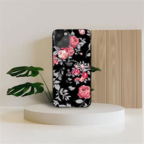 Gripper Case With Pink and Black floral – S A A B O O