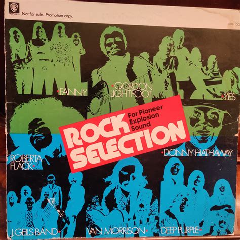 Various – Rock Selection For Pioneer Explosion Sound (Used Vinyl - VG ...