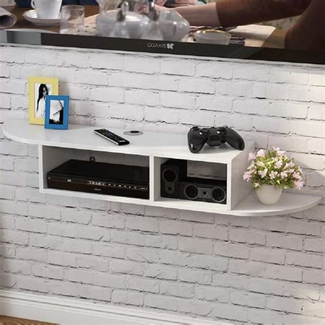 QBISTARO Wooden Wall Mounted TV Unit Stand TV Cabinet Set Top Box/Setup ...