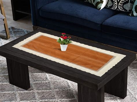 Kuber Industries Wooden Design PVC Table Runner for Farmhouse Dinner ...