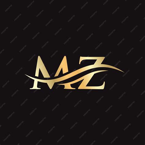 Premium Vector | Initial linked letter mz logo design modern letter mz ...
